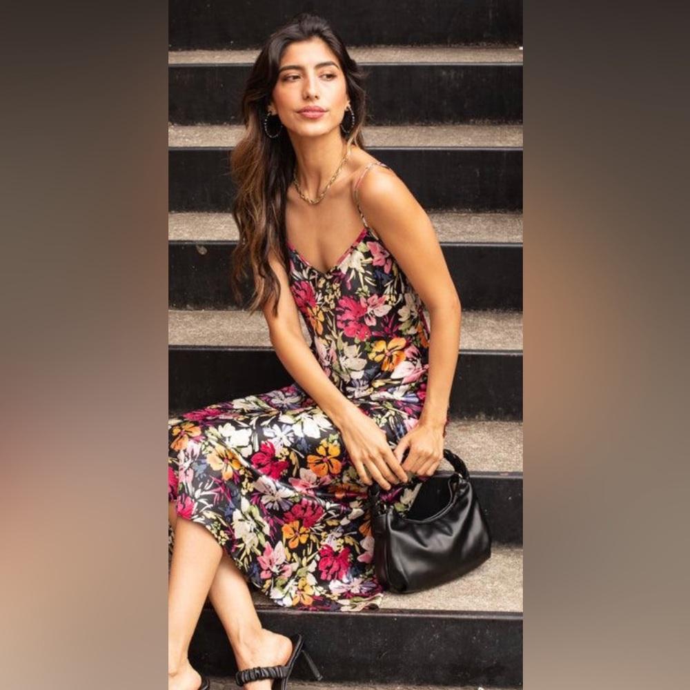 VELVET HEART DREYA FLORAL SLIP DRESS SZ XS